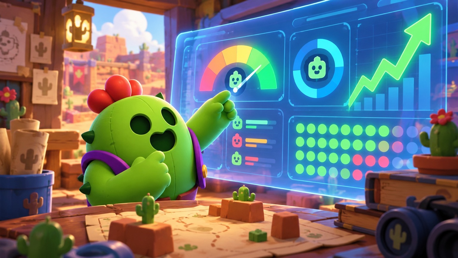 Spike afgebeeld met zijn huidige B-tier winstpercentage, gebruikspercentage en battle-steekproef