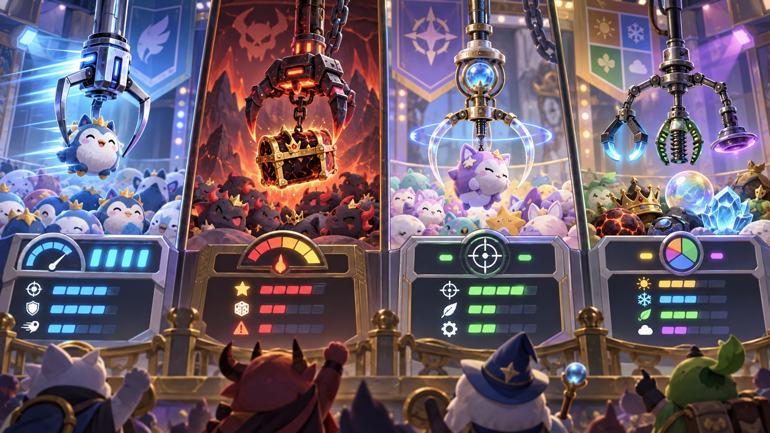 Forskellige Brawl Stars-claw machine-valg sammenlignet efter kontrolbelønning og konsistens