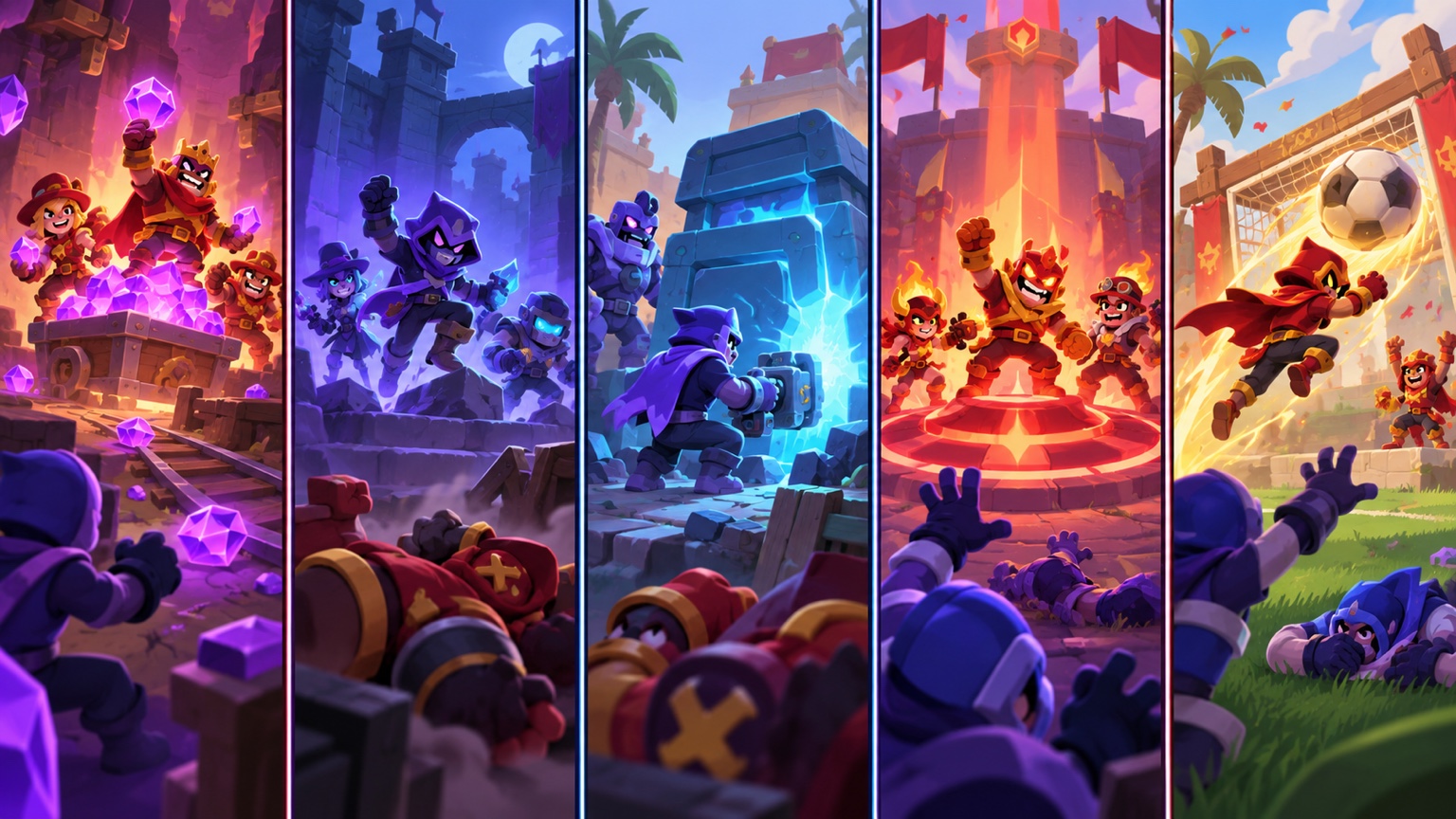 Five mode panels showing three narrow TRIBE wins and two UTOPIA wins